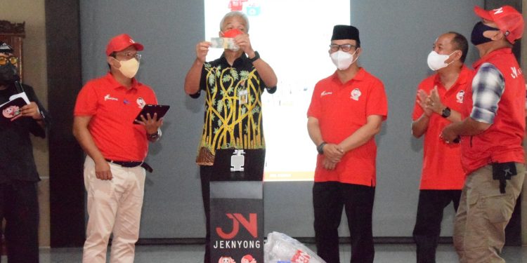 Ganjar Pranowo Lounching “Aplikasi Jeknyong” Penjemputan Sampah