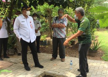 Bupati Tangerang Mengunjungi Pembangunan Miniatur Tol Air di Bawah Sungai
