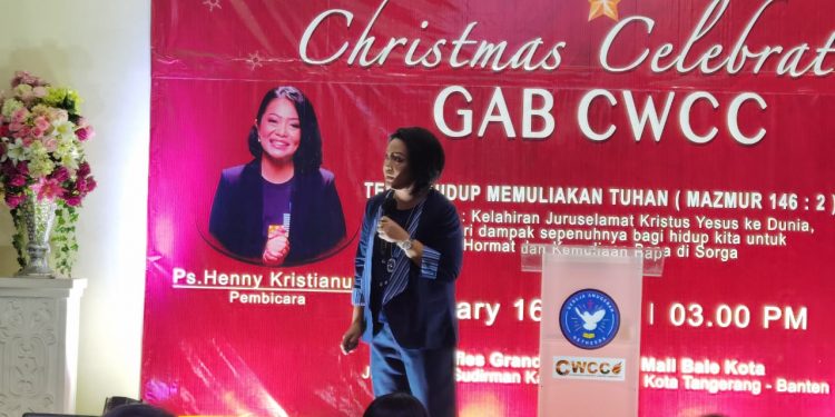 Natal GAB CWCC Bersama Ps.Henny Kristianus ” Persahabatan Dengan Dunia Adalah Bermusuhan Dengan Allah”