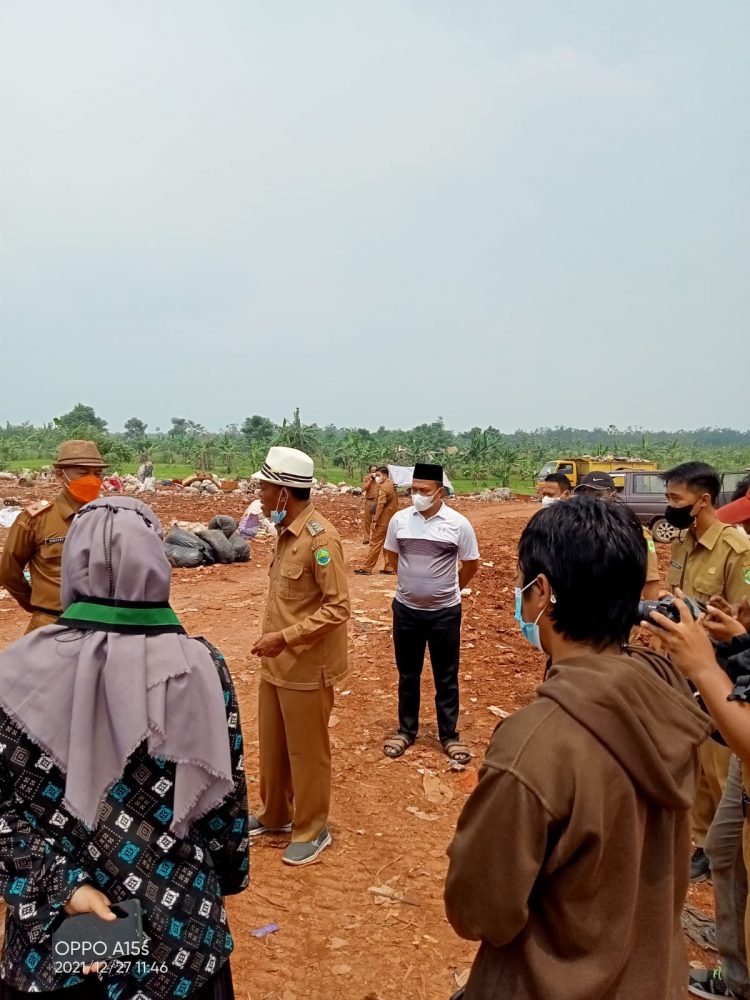 Bupati Subang Kang Jimat Meninjau Lokasi Pembangunan TPS