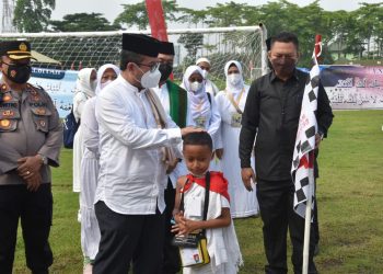 Ribuan Siswa TK Se-Kabupaten Cirebom, Ikuti Praktik Manasik Haji