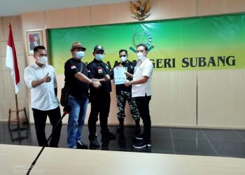 Ratusan Massa LSM, Ormas Aksi Demo di Kejaksaan Negeri Subang, Desak Kasus Korupsi SPPD Fiktif DPRD Diproses Hukum