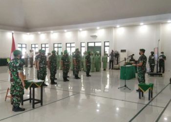 Dandim 0506/Tgr Pimpin Sertijab Para Danramil,Penerimaan dan Pelepasan