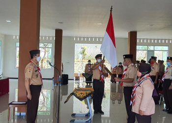 Ketua Kwarcab Banyumas Lantik Pengurus Kwarran Baturraden