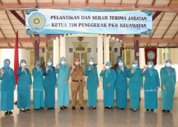 Ketua Tim Penggerak PKK Kecamatan dilantik, Bupati Minta Segera Program Dijalankan