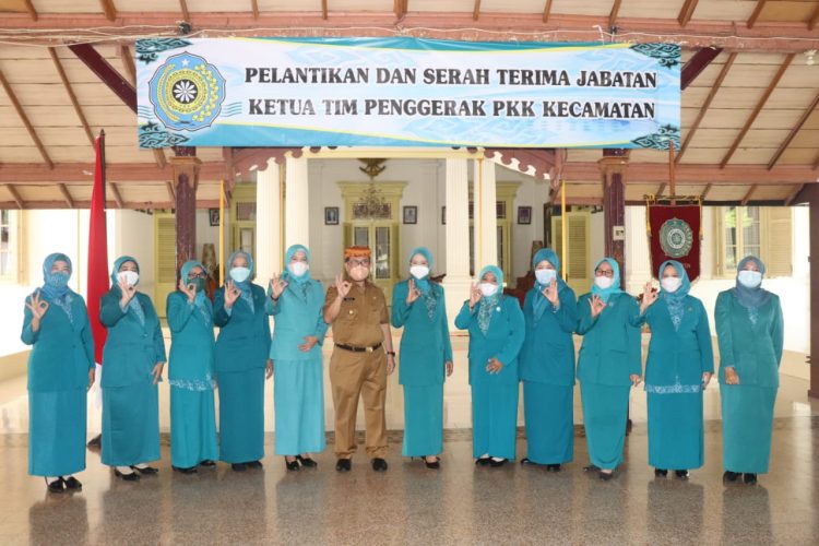 Ketua Tim Penggerak PKK Kecamatan dilantik, Bupati Minta Segera Program Dijalankan