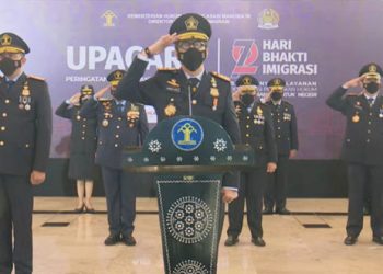 Puncak Peringatan Hari Bhakti Imigrasi Ke – 72, Dipimpin Yasonna H. Laoly