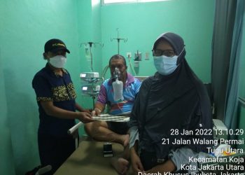 Menyambut HPN 2022, KBBWJU Berikan Bantuan Kepada Wartawan Yang Sedang di Rawat Inap