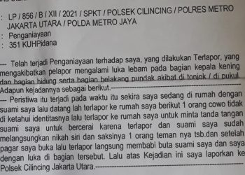 Diduga Lakukan Penganiayan, Seorang Wanita Dilaporkan Ke Polsek Cilincing