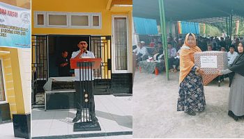 Bumkep Mega Jaya Adakan MKPT tahun 2021, Bagikan Cendra Mata Serta Santuni Anak Yatim Piatu