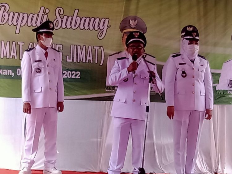 Bupati Subang Lantik 3 Kades di Wilayah Pemerintahan Kecamatan Blanakan