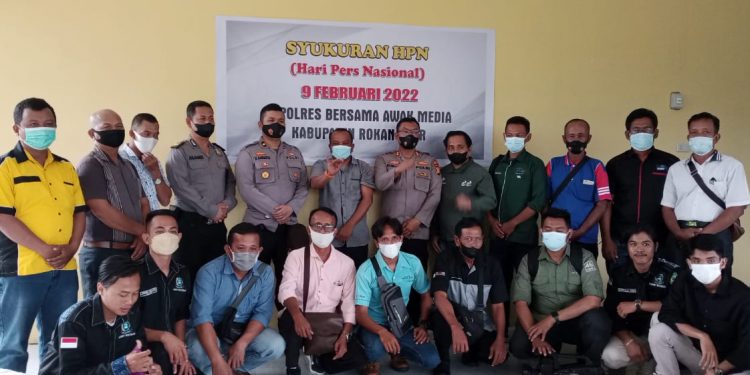 Polres Rohi Gelar Syukuran di HPN ke 76, Bersama Wartawan