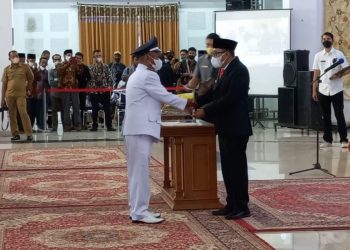 Bupati Tanah Datar, Lantik 21 Wali Nagari Terpilih