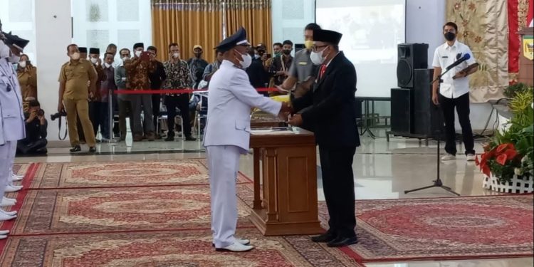 Bupati Tanah Datar, Lantik 21 Wali Nagari Terpilih