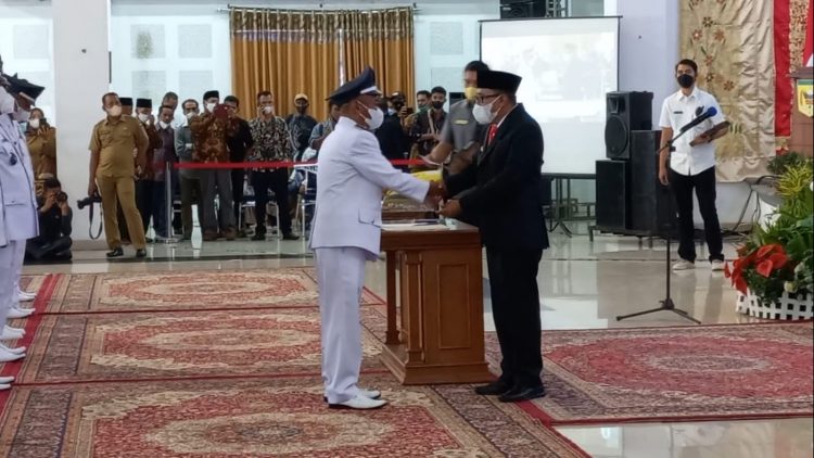 Bupati Tanah Datar, Lantik 21 Wali Nagari Terpilih