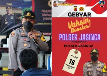 Polsek Jasinga Gebyar Gelar Vaksin Booster