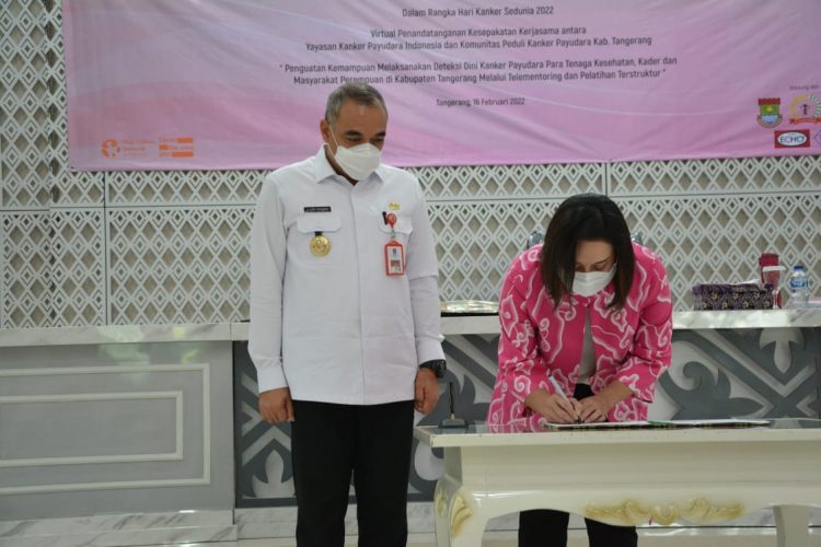 Peringati Hari Kanker,KPKPKT dan YKPI Jalin Kerjasama Atasi Bahaya Kanker Payudara di Kabupaten Tangerang