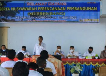Bupati Samosir Buka Musrenbang Kecamatan Nainggolan, Menjaring Aspirasi Masyarakat Dalam Pencapaian Pembangunan Berkesinambungan