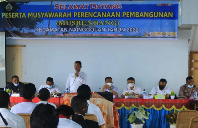 Bupati Samosir Buka Musrenbang Kecamatan Nainggolan, Menjaring Aspirasi Masyarakat Dalam Pencapaian Pembangunan Berkesinambungan