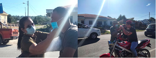 Guna Menekan Penularan Covid-19, Pemkab Samosir Melakukan Operasi Yustisi dan Berlakukan Jam Malam