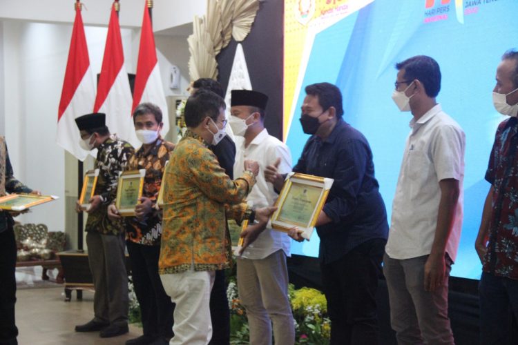 Resepsi HPN Jateng, PWI Banyumas Raih 3 Penghargaan