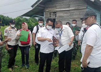 Sekda Tinjau Asset Pemda Kabupaten Bogor di Desa Sipak Luas 11 H, Akan Fungsikan