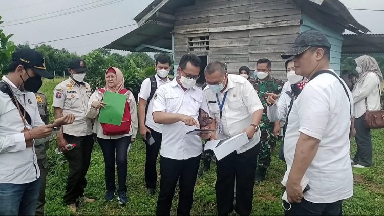 Sekda Tinjau Asset Pemda Kabupaten Bogor di Desa Sipak Luas 11 H, Akan Fungsikan