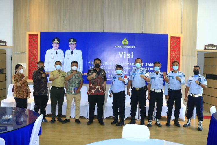 Bupati Samosir Menerima Audiensi Lembaga Pemasyarakatan Kelas III Pangururan