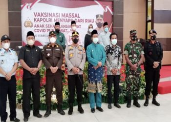 Zoom Meeting Bersama Kapolri, Ini Pesan Wabup Rohil