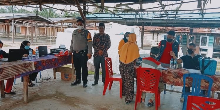 Kegiatan Vaksinasi Masih Berlanjut, Dilaksanakan di Desa Pematang Ibul