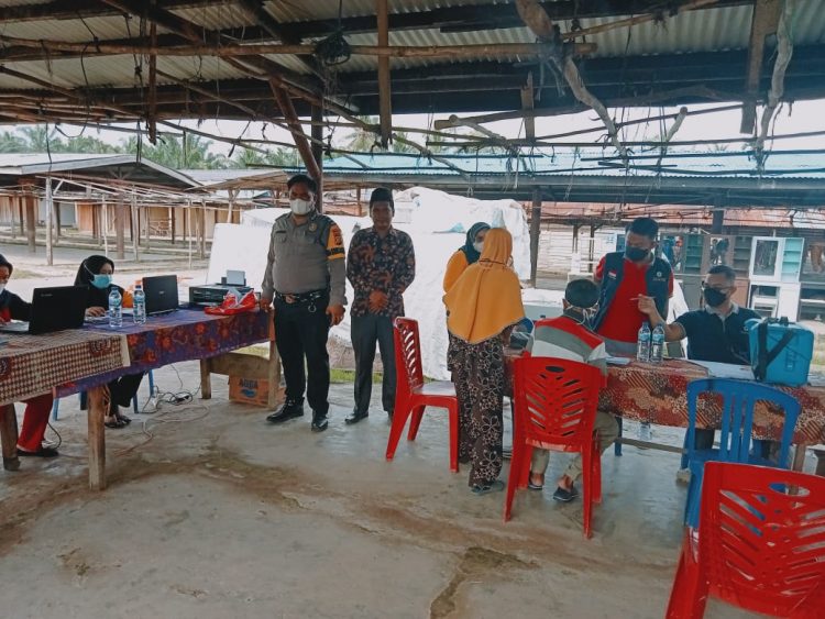 Kegiatan Vaksinasi Masih Berlanjut, Dilaksanakan di Desa Pematang Ibul