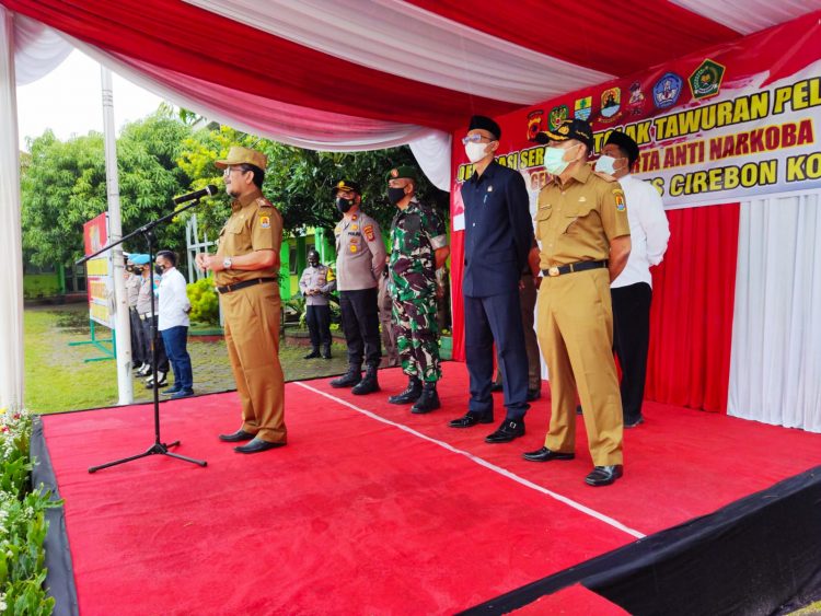Forkopimda Kabupaten Cirebon Deklarasikan “Tolak Tawuran Pelajar dan Geng Motor serta Anti Narkoba”