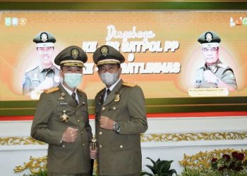 Bupati dan Wabup Rohil Hadiri HUT Satpol PP dan Satlinmas Tingkat Provinsi Riau