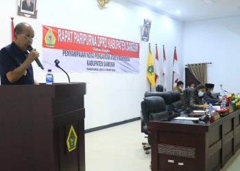 Wakil Bupati Samosir Sampaikan Lima Nota Pengantar atas Ranperda Kabupaten Samosir Hasil Komitmen Bersama BP2D