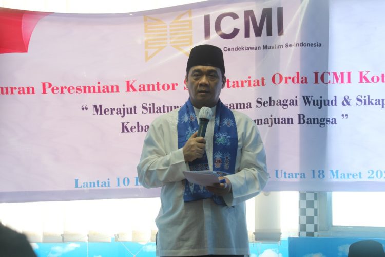 Harap Lahirkan Ide Dan Gagasan Cendikia, Wagub DKI Resmikan Kantor Sekretariat ICMI Jakarta Utara