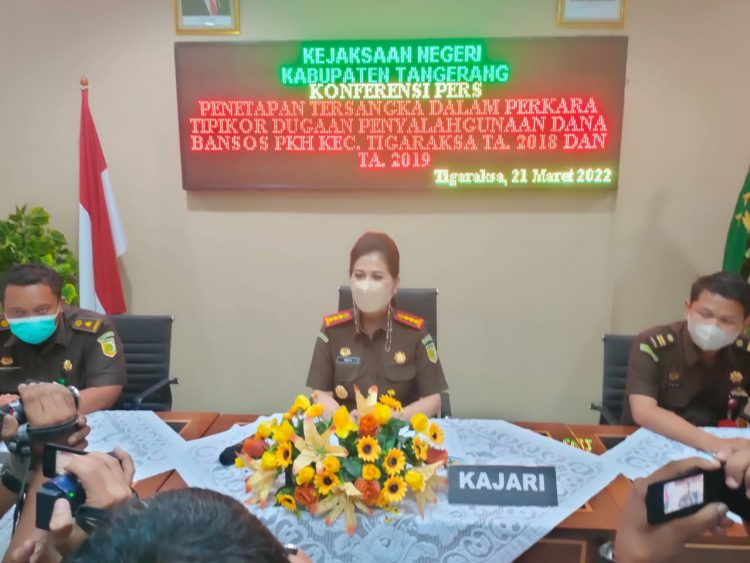 Kejari Kabupaten Tangerang Tetapkan 2 Orang Tersangka Penyimpangan Bansos PKH