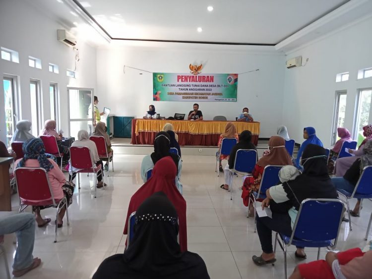 Pemdes Pamagersari bagikan LT – DD Bulan Januari sd Maret ke 109 KPM