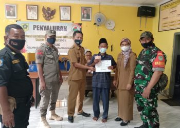 Pemdes Curug Kecamatan Jasinga Kabupaten Bogor, Salurkan Dana BLT – DD ke 149 KPM Seakaligus  Vaksinasi Covid -19