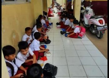 SDN 1 Barengkok Desa Barengkok Sambut Bulan Suci Ramadhan Adakan Rarampakan