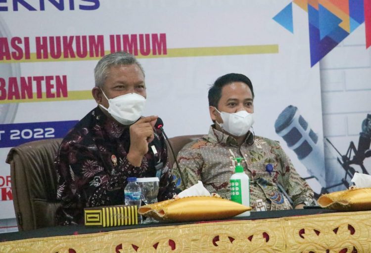 Undang Narasumber Ahli, Jajaran Humas Kantor Wilayah dan UPT Wilayah Banten Tingkatkan Kompetensi Kehumasan