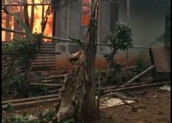 Warga Berhamburan di Dusun Timbangrawa Selatan, Aada Kebakaran