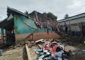 Ruang Perpustakaan SDN 1 Pangaur – Jasinga, Ludes Dilalap Sijago Merah