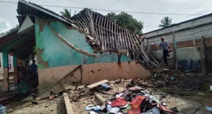 Ruang Perpustakaan SDN 1 Pangaur – Jasinga, Ludes Dilalap Sijago Merah