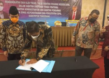 Cikwi R Inton Resmi Jabat Kadisdukcapil Kab.Tangerang, Akan Lanjukan Program Pejabat Terdahulu