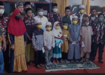 Ormas Laskar Merah Putih Markas Cabang Kota Tangerang Berbagi Santunan Anak Yatim