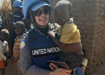 Sosok Kartini Polda Riau Aiptu Beby Famelia, Sukses Emban Misi Perdamaian PBB di Sudan Afrika