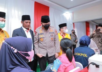Program 1 Juta Vaksin Bersama PBNU, Kapolda Irjen Iqbal Optimis Vaksinasi Riau Lampaui Target
