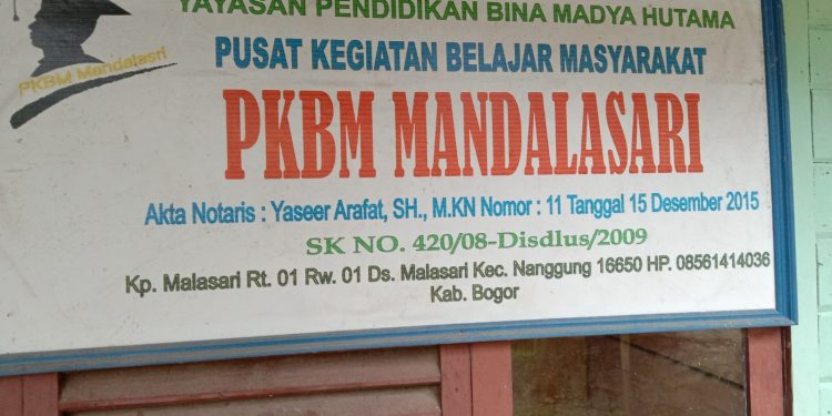 PKBM Mandalasari Gunakan Dana BOP Ditutup – tutupi, Apakah Ada Peserta Fiktif ?