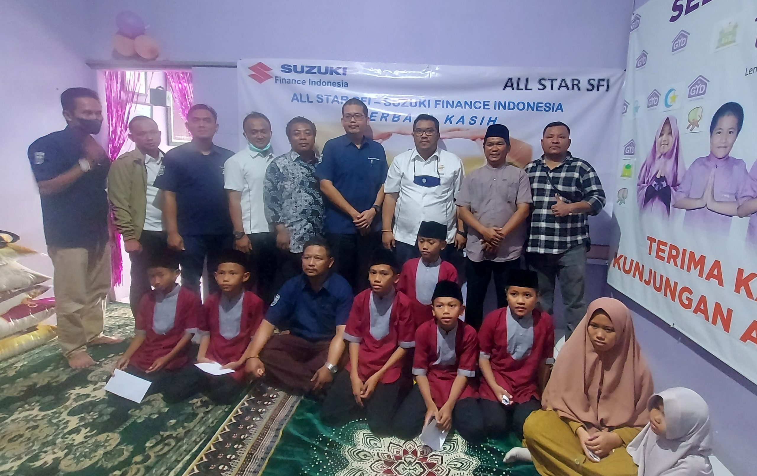 PT.Suzuki Finance Indonesia Santuni Anak Yatim di Griya Duafa dan Yatim