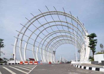 Sore Ini Jalan Bung Karno Dibuka, Menara Teratai Diuji Coba
